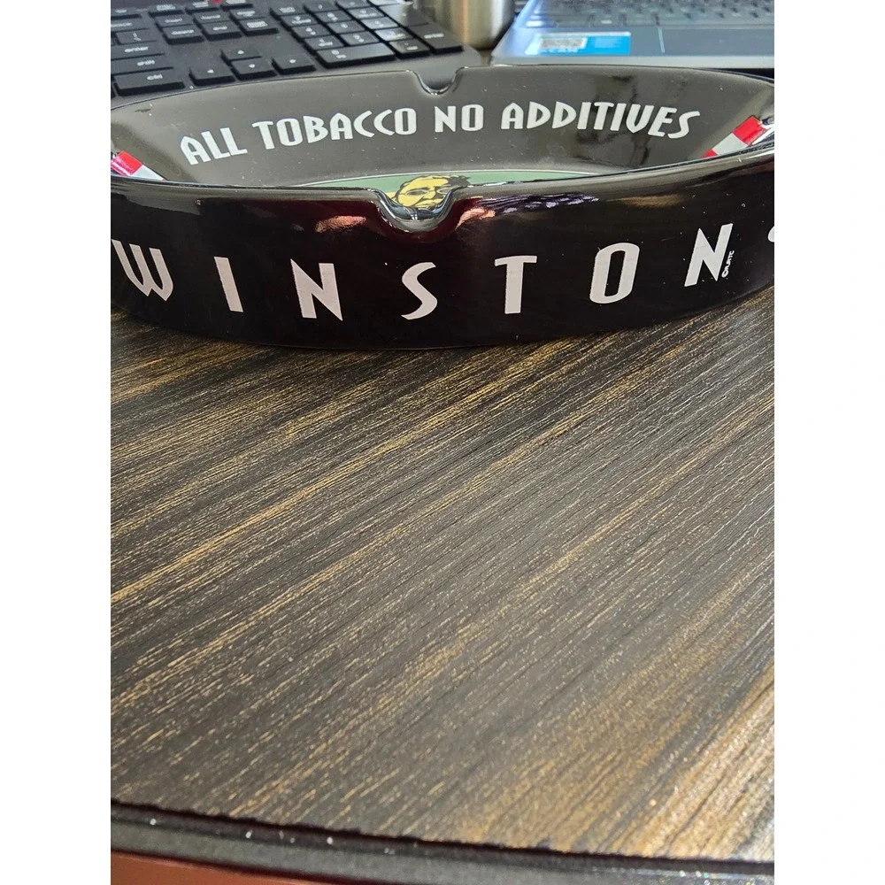 Vintage Winston Cigarettes Ashtray RJ Reynolds‎ Tobacco Advertising